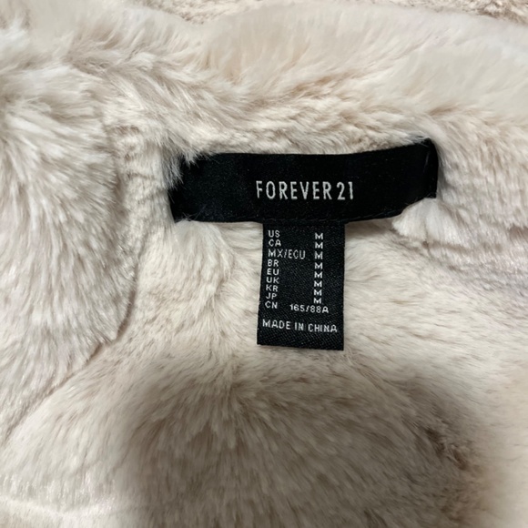 Forever21 Fur Lined Jacket - Picture 6 of 8